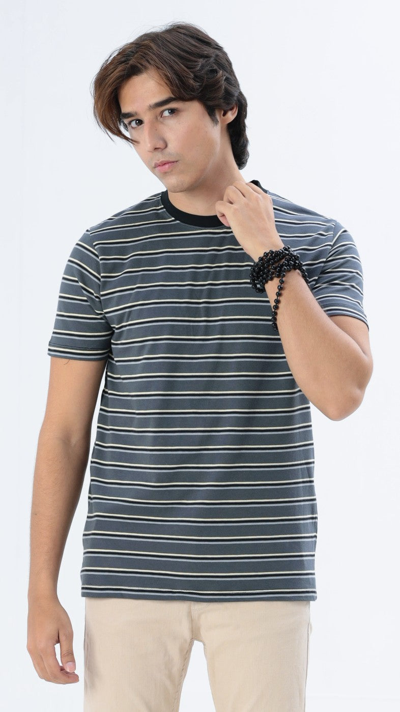 Men Stripted T-shirt