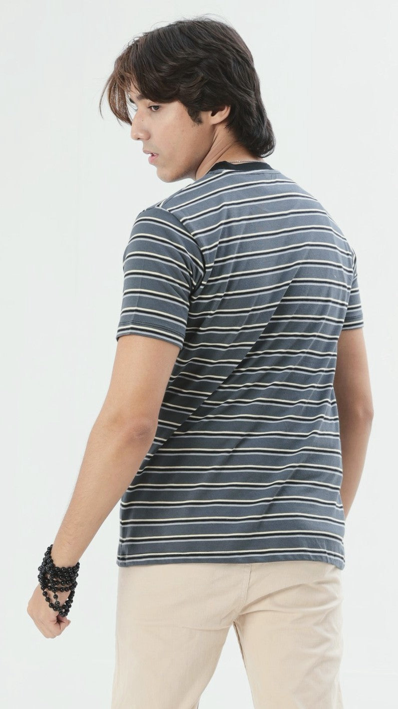 Men Stripted T-shirt