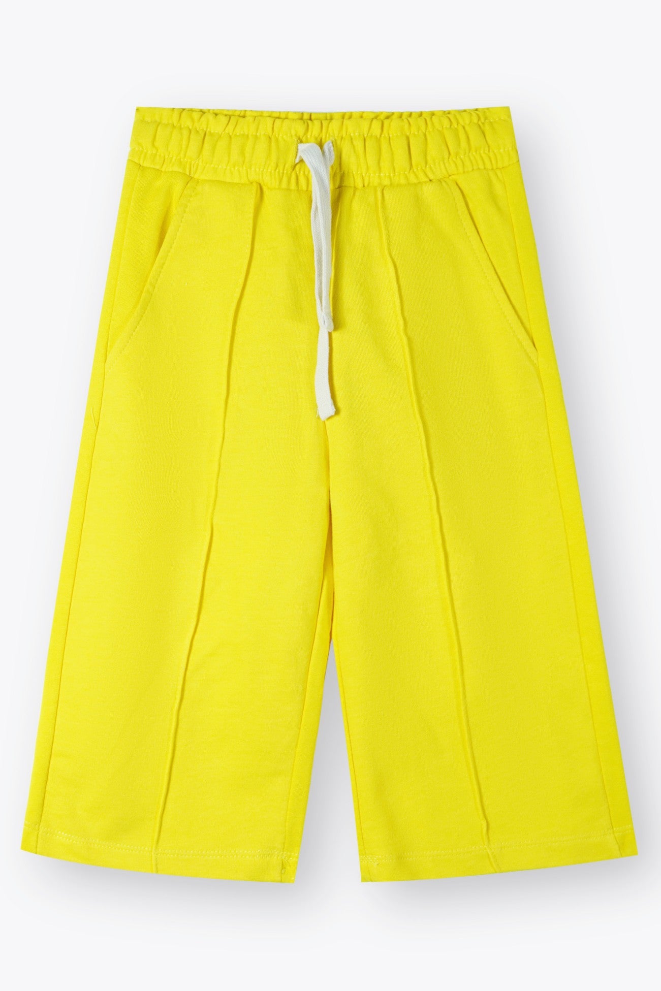 Girls' Wide-Leg Trouser - Yellow