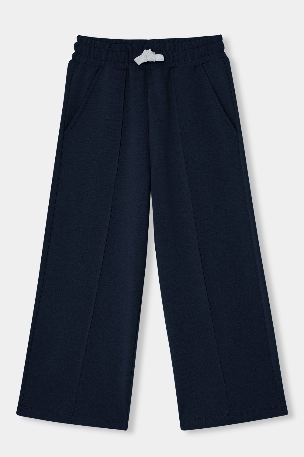 Girls' Wide-Leg Trouser - Navy