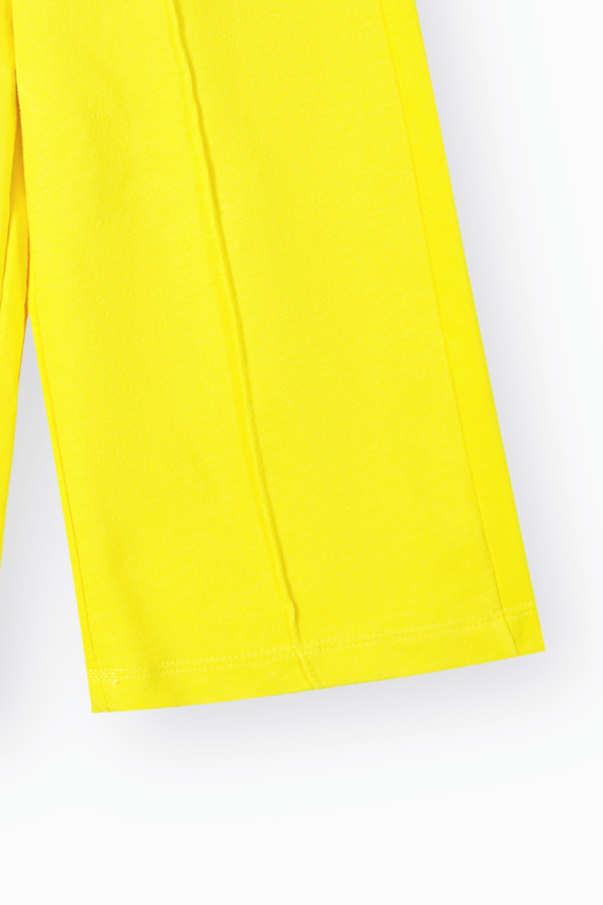 Girls' Wide-Leg Trouser - Yellow