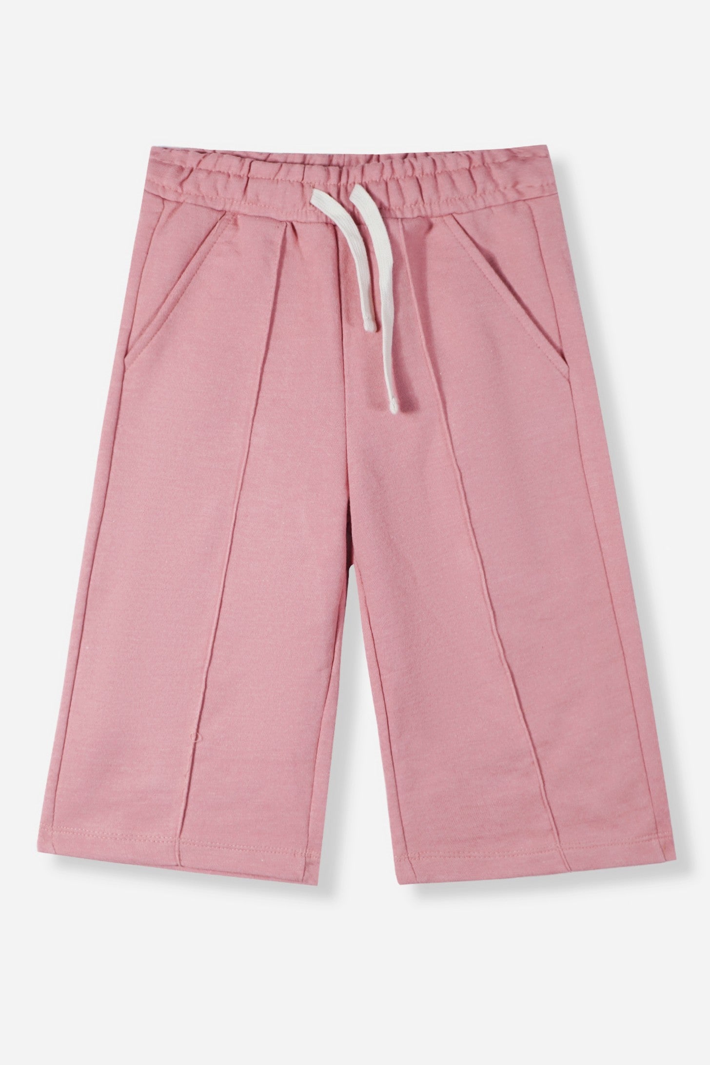 Girls' Wide-Leg Trousers – Pink