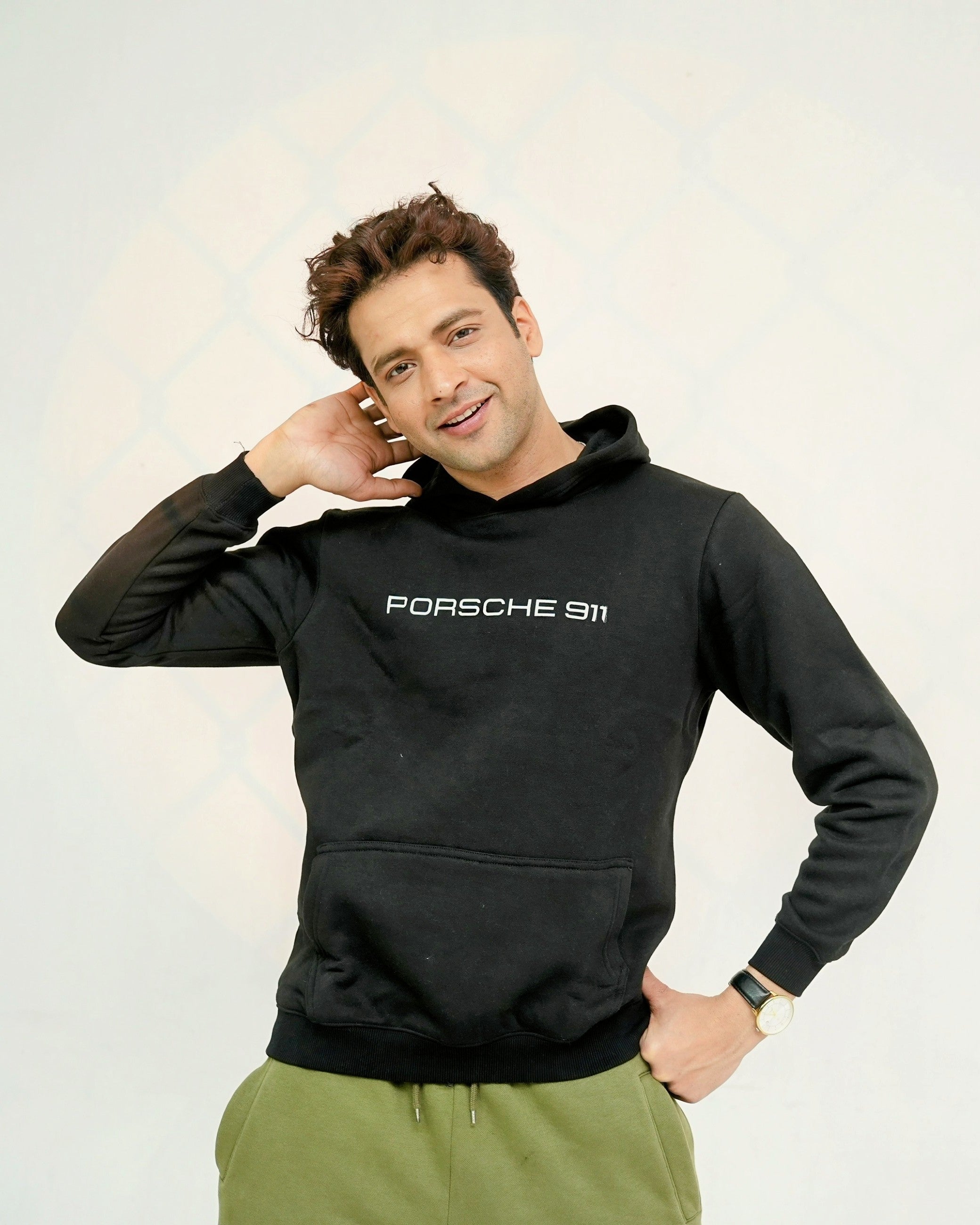 Black Porsche 911 Hoodie