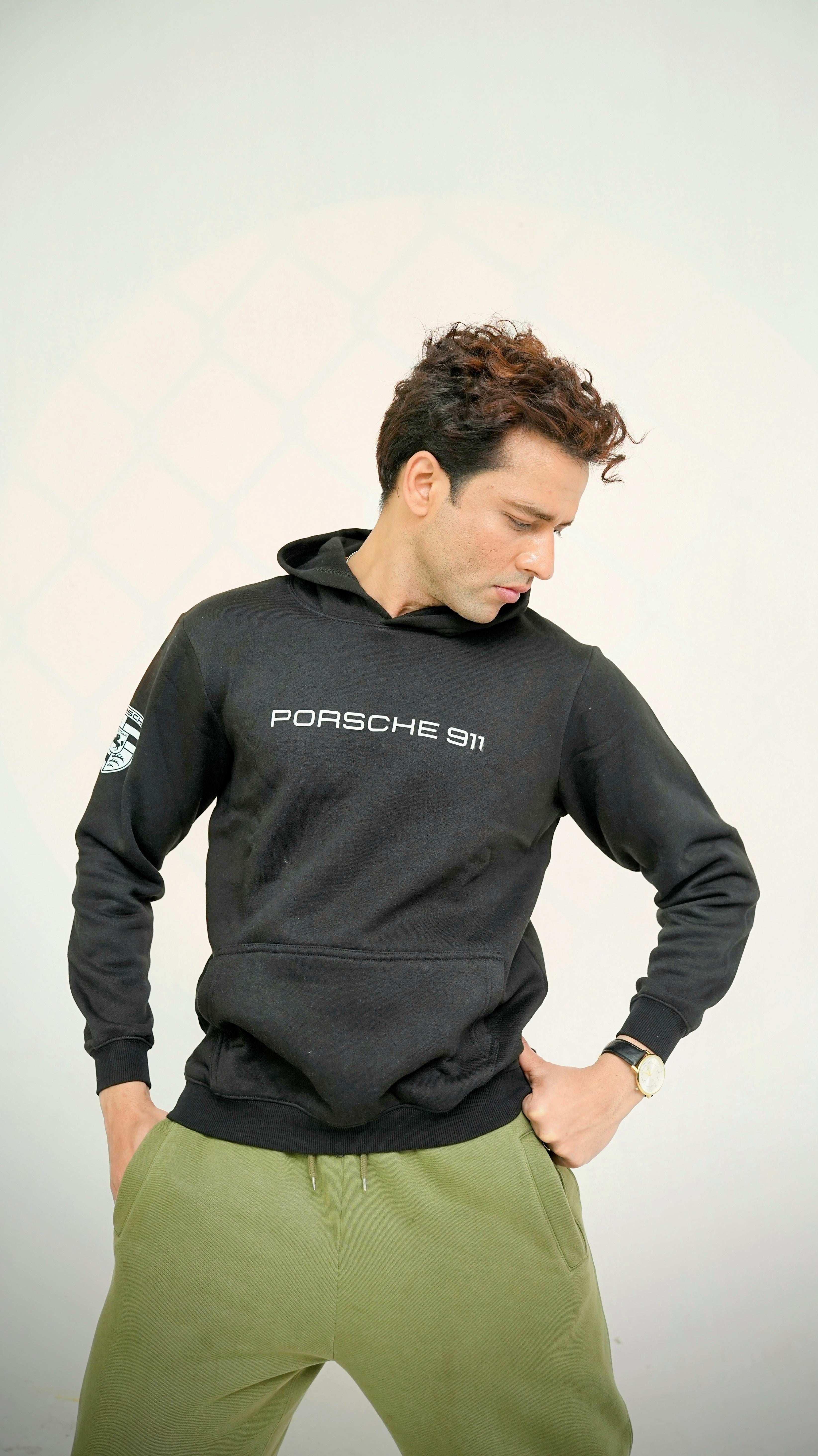 Black Porsche 911 Hoodie