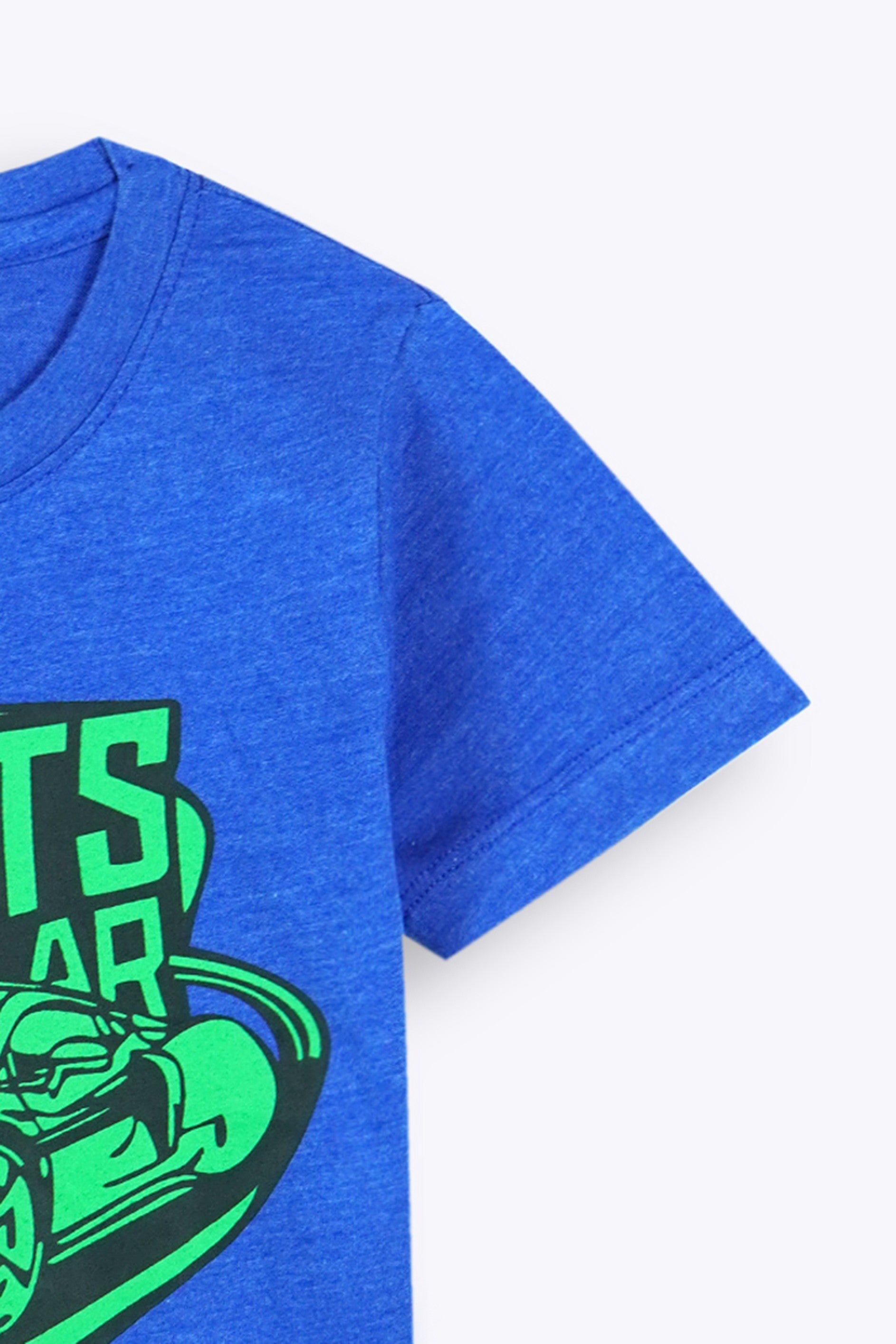 Car Print Shirt and Shorts Set – Blue (Boys)