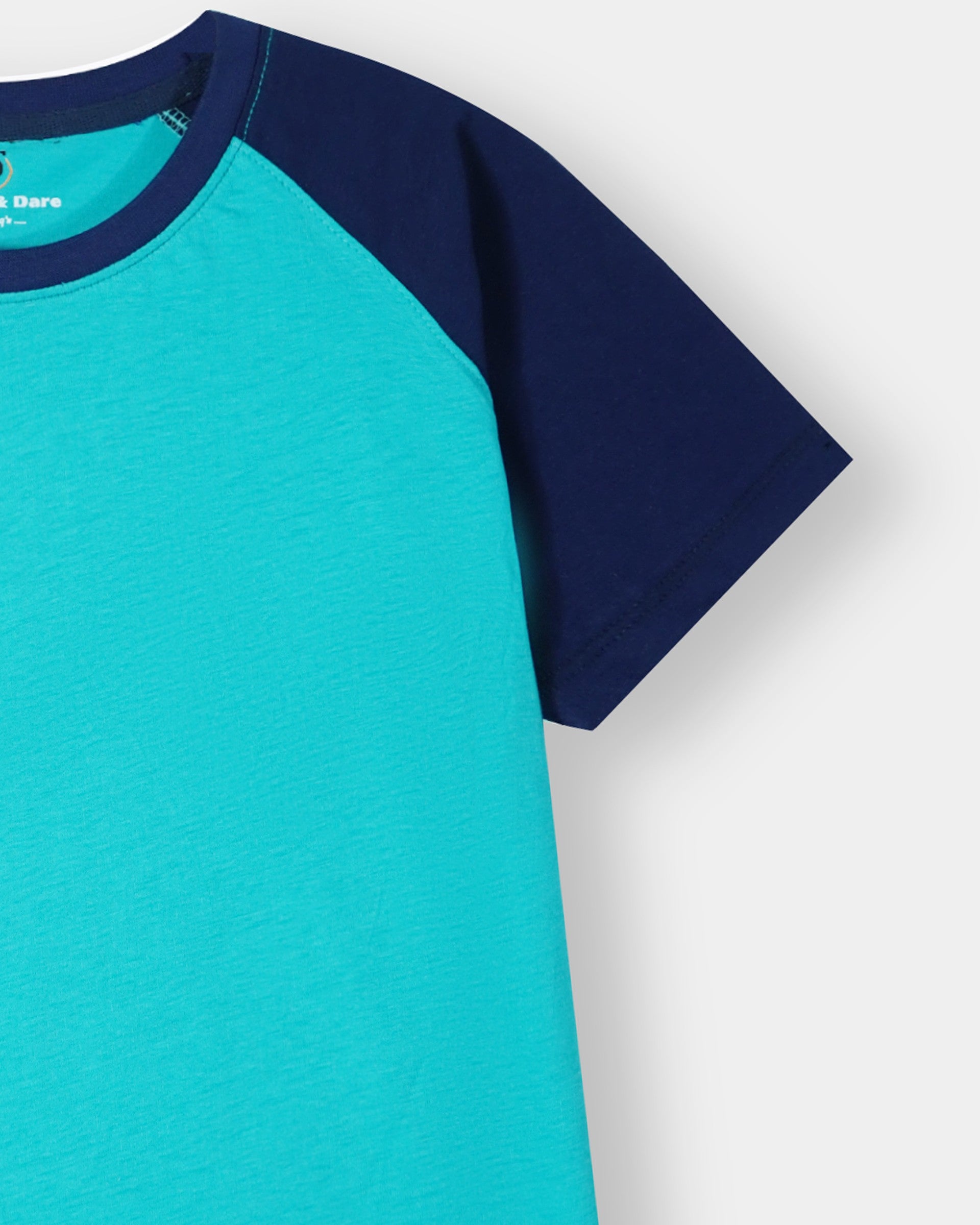 Unisex- Color Block Raglan Sleeve Tee