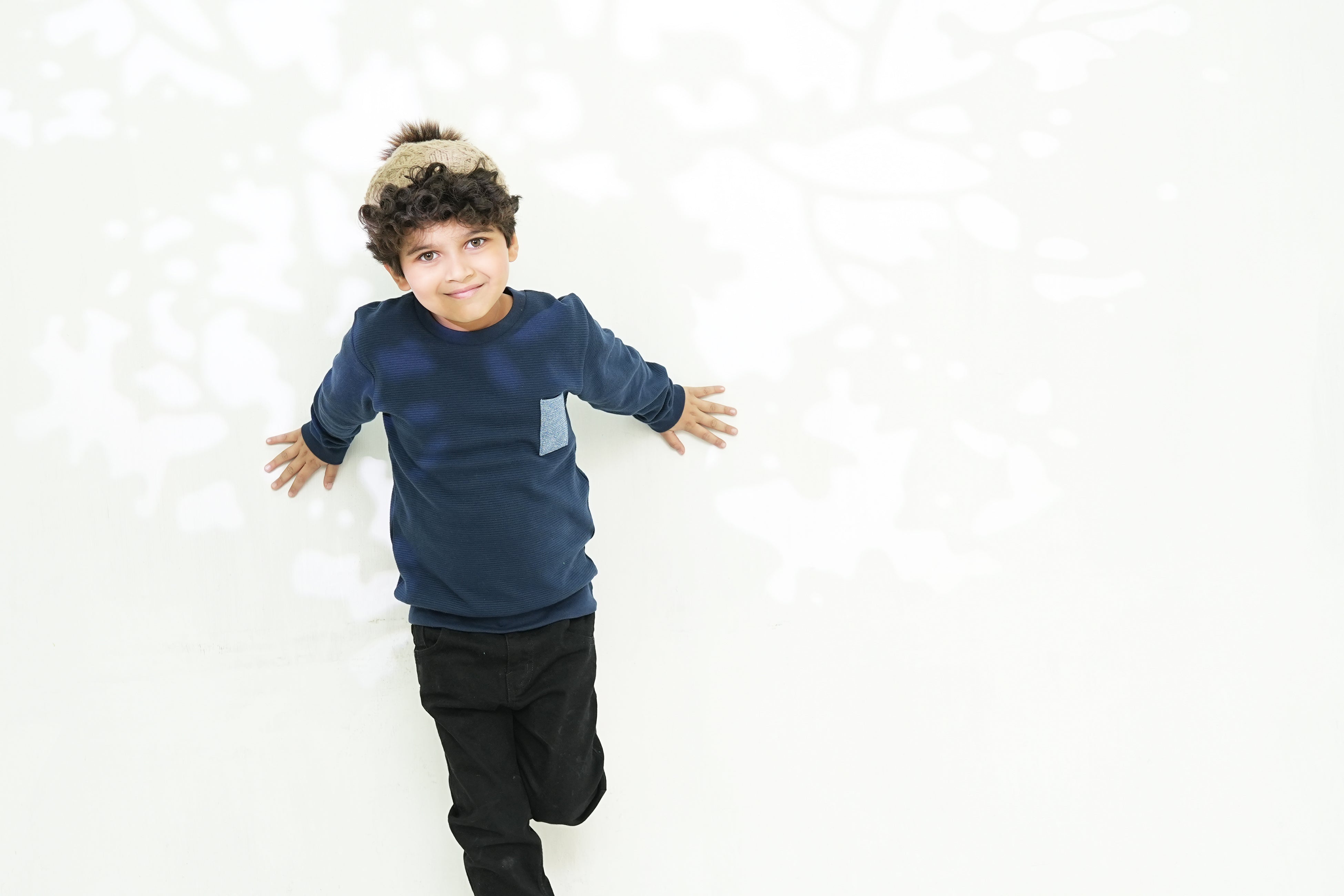 Kids Blue Sweatshirt with Pocket