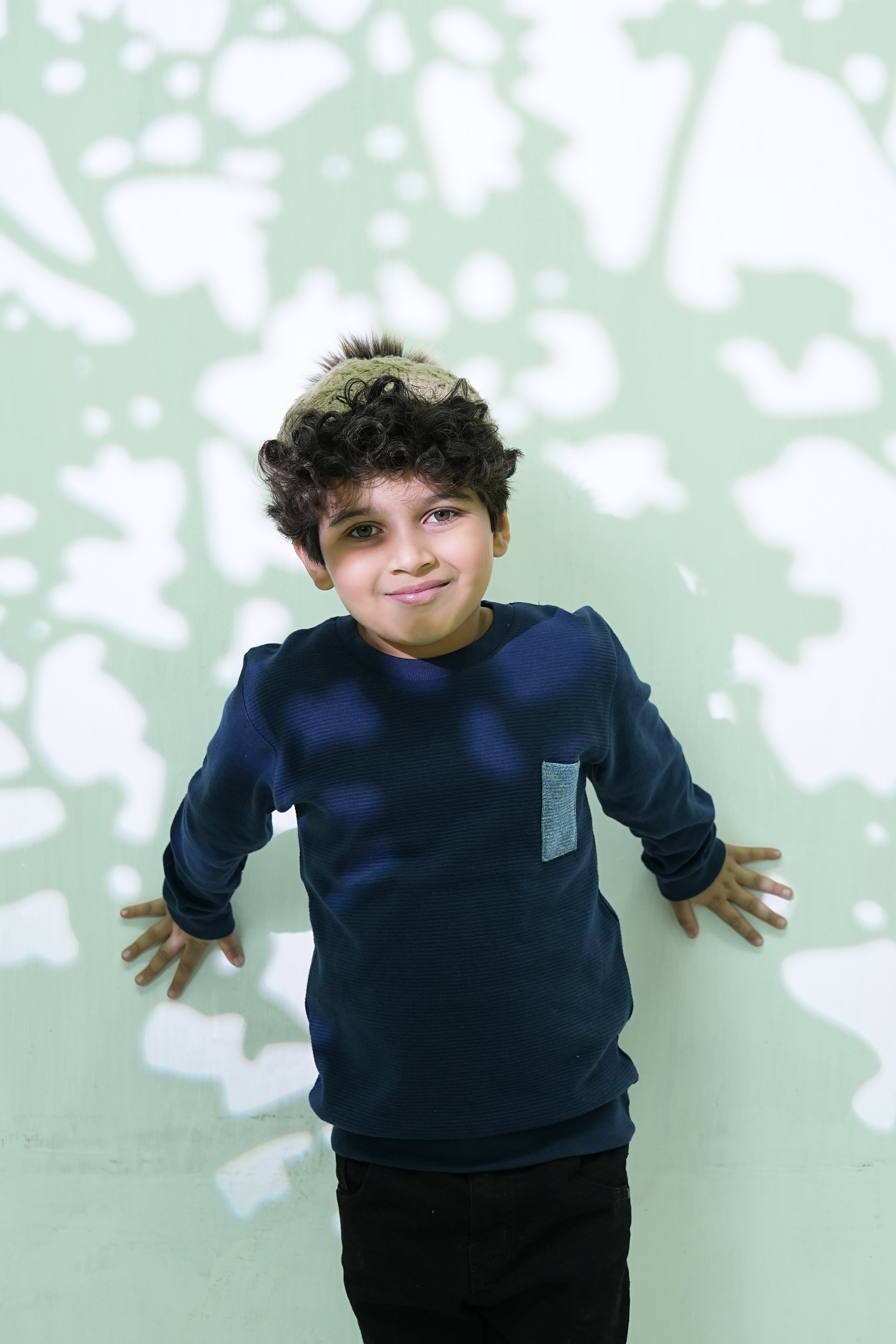 Kids Blue Sweatshirt with Pocket
