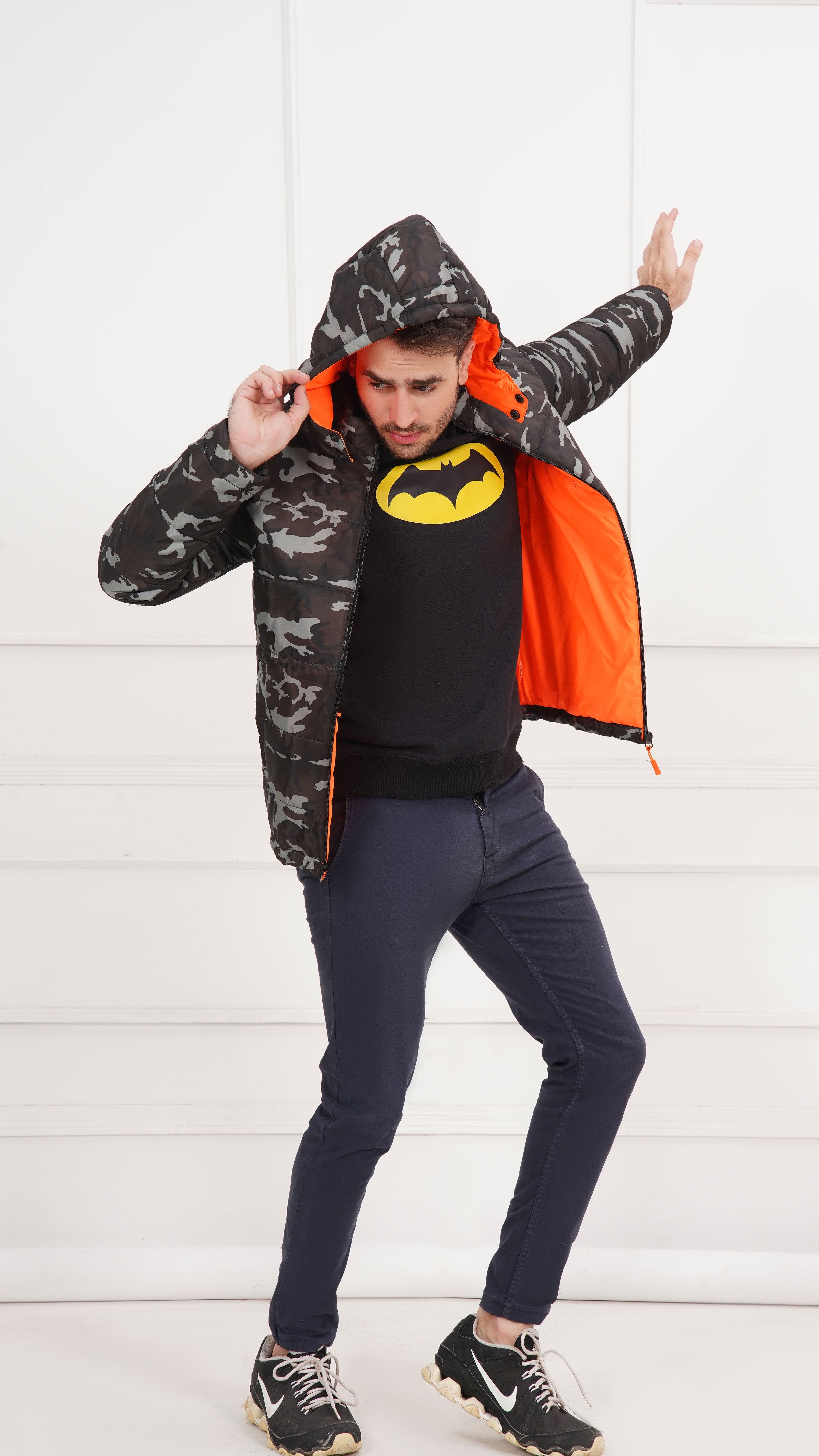 Camou Jacket with detachable Hood