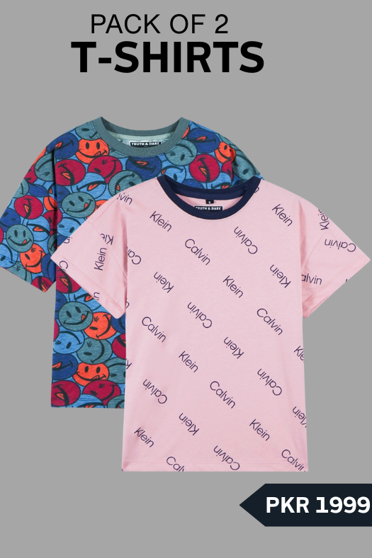 Pack of 2 Girls T-shirt