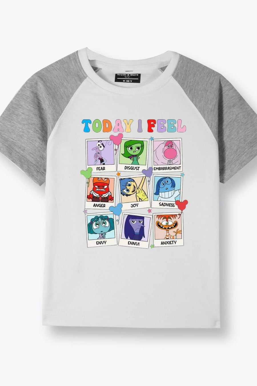 Inside Out 2 Emotional Group Movie Poster T-Shirt for kids boy girls