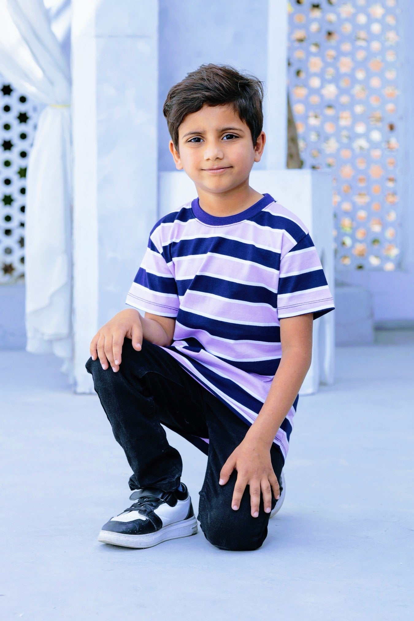 Unisex Stripted T-shirt for kids