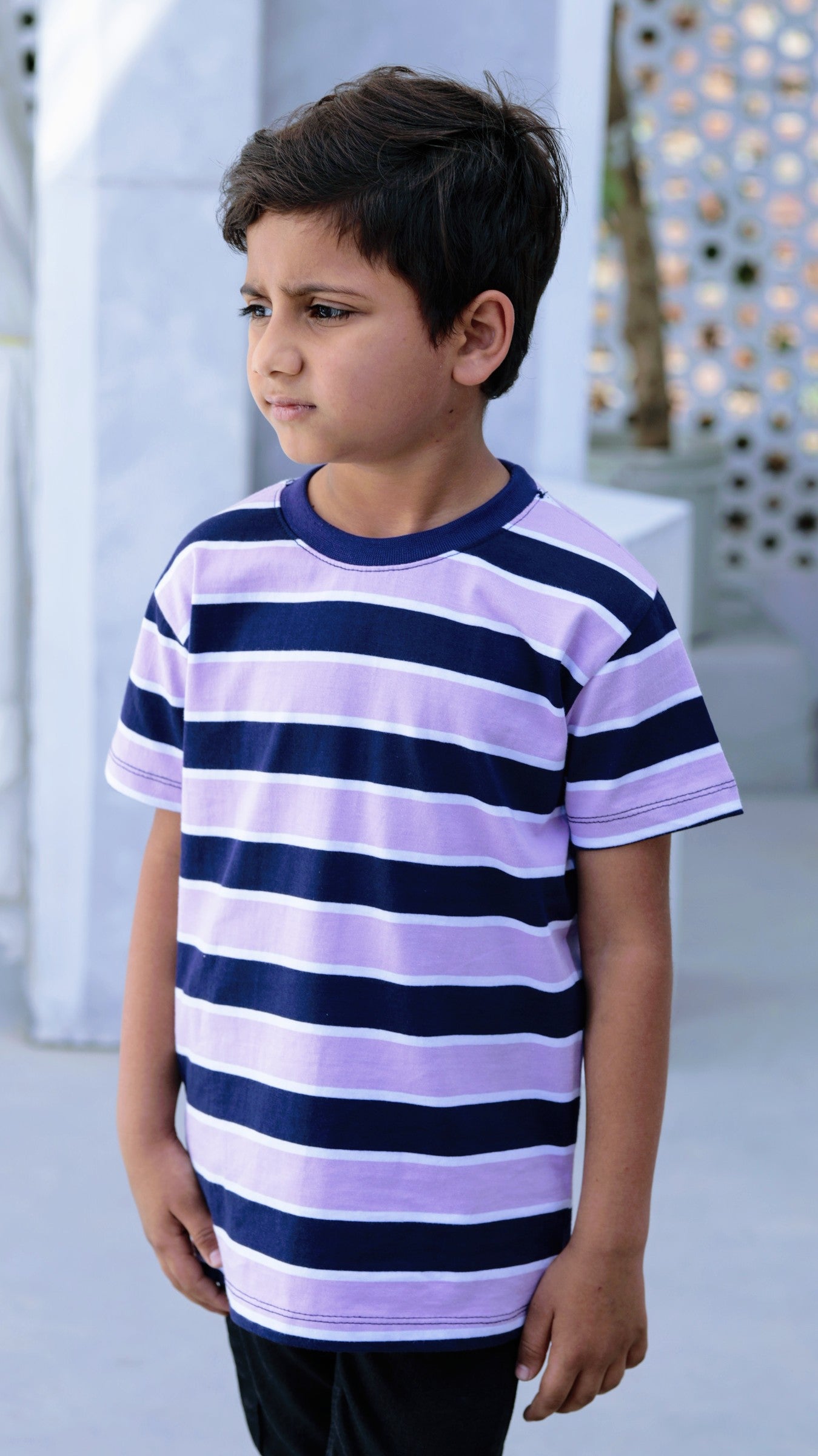 Unisex Stripted T-shirt for kids