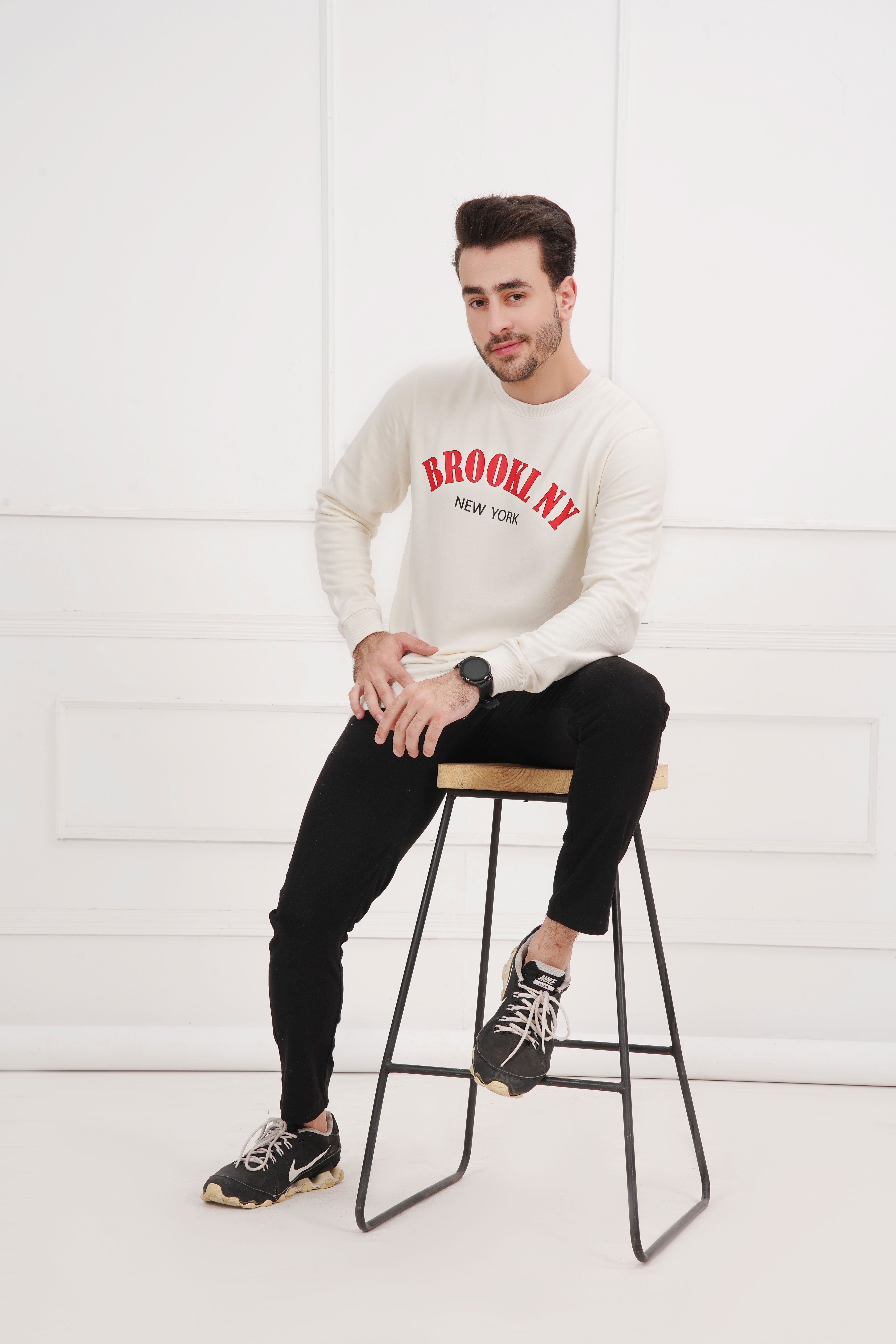 OFF WHITE Fleece Sweatshirt