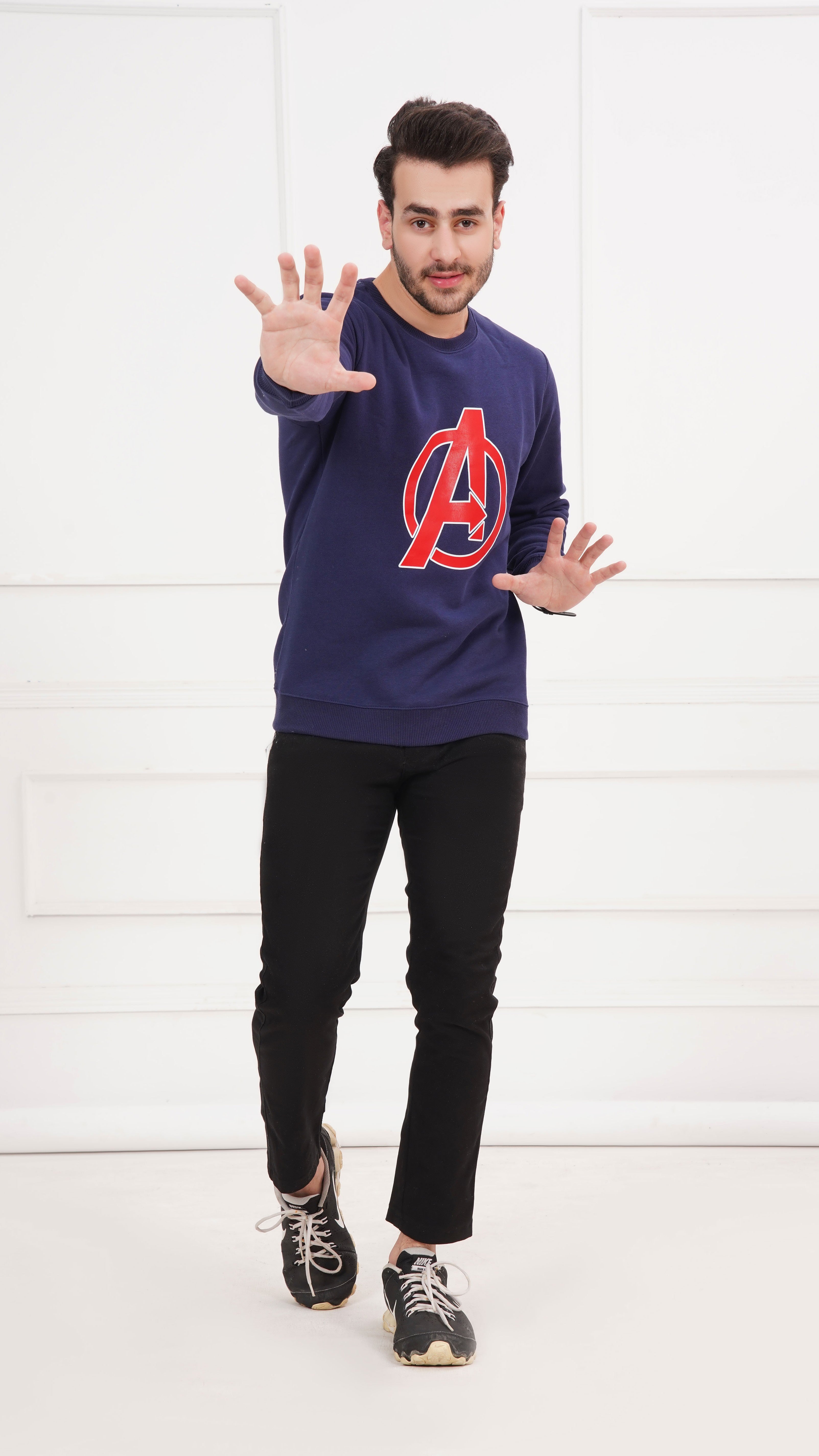 Navy Avengers Sweatshirt