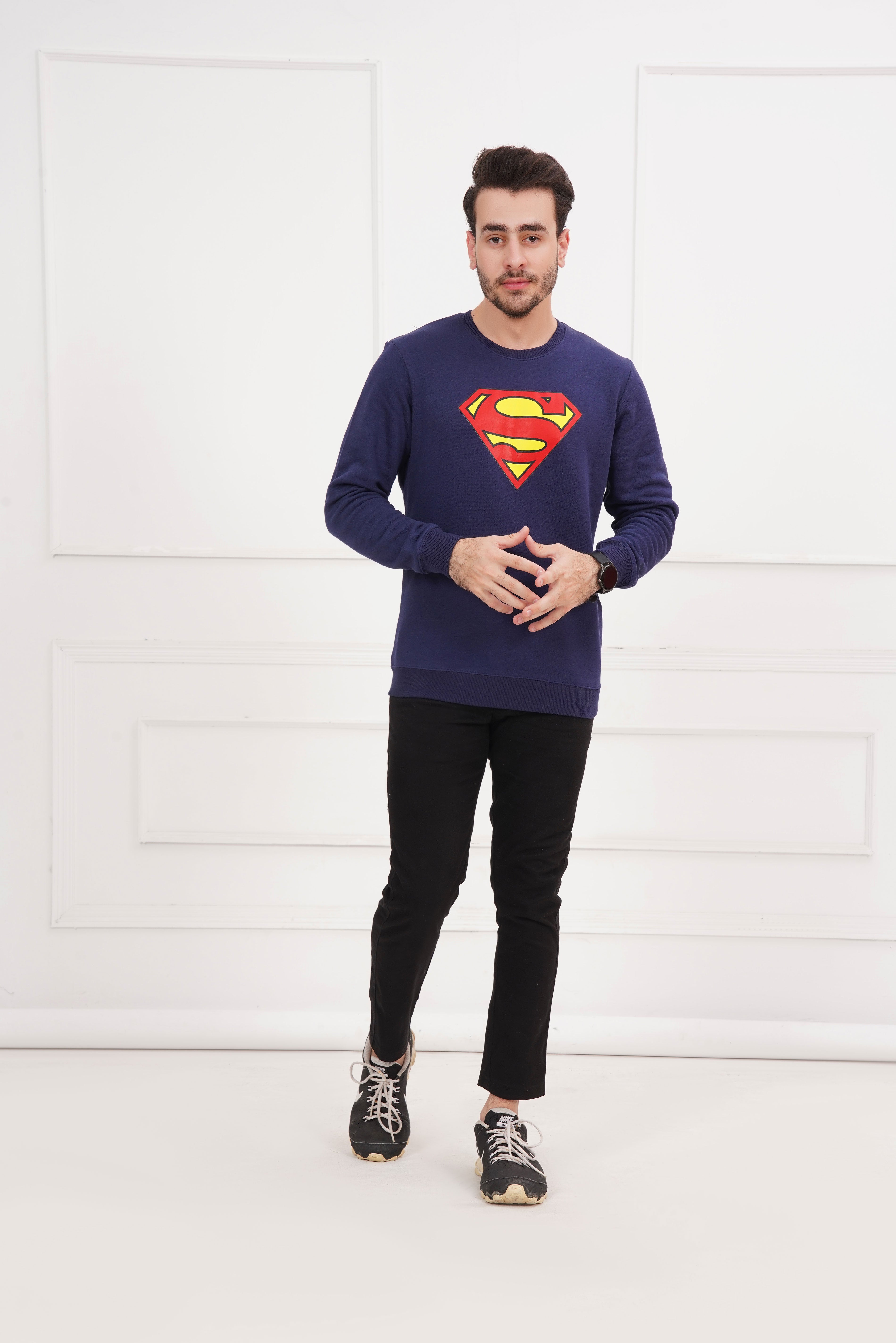 Navy Superman Sweatshirt