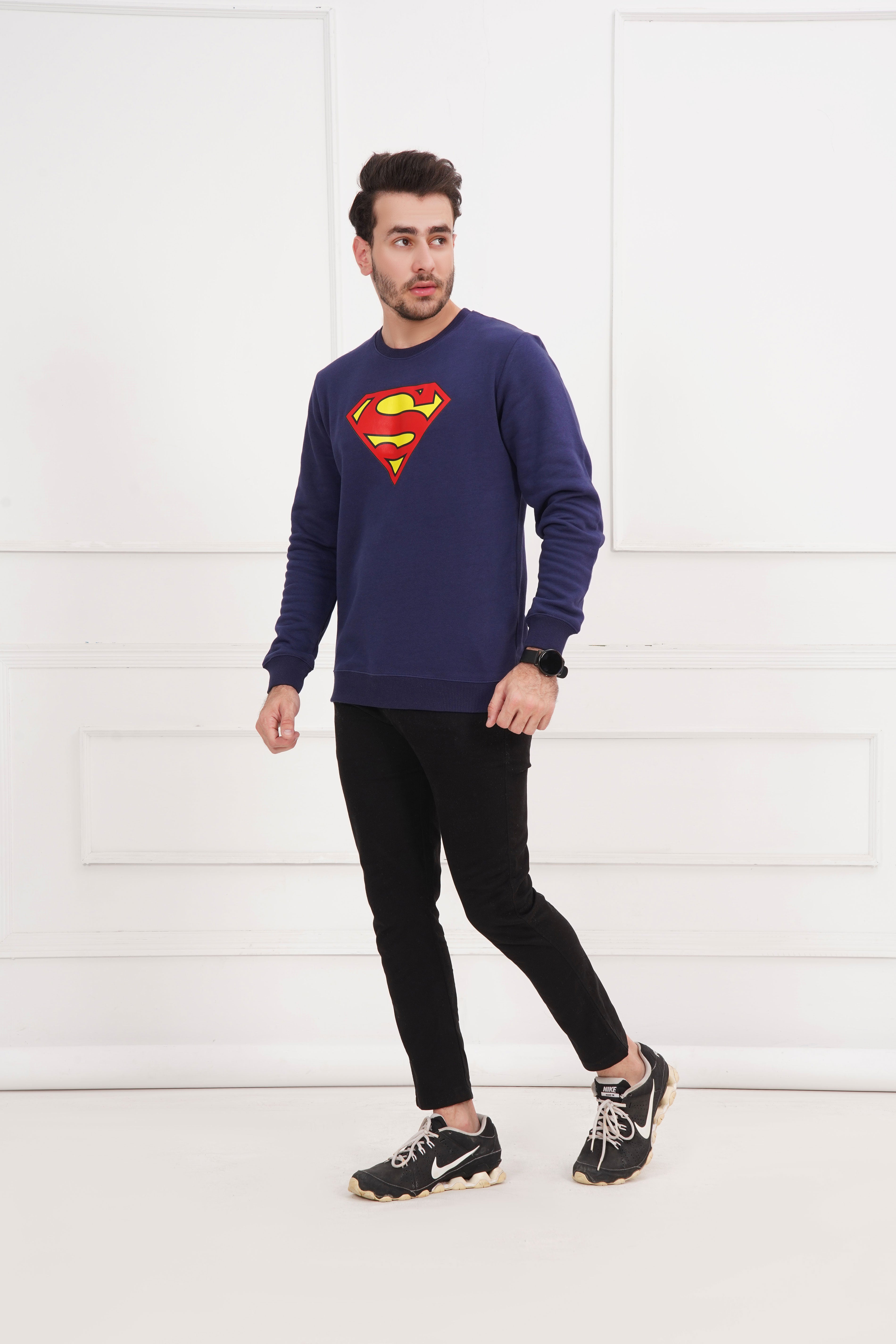 Navy Superman Sweatshirt