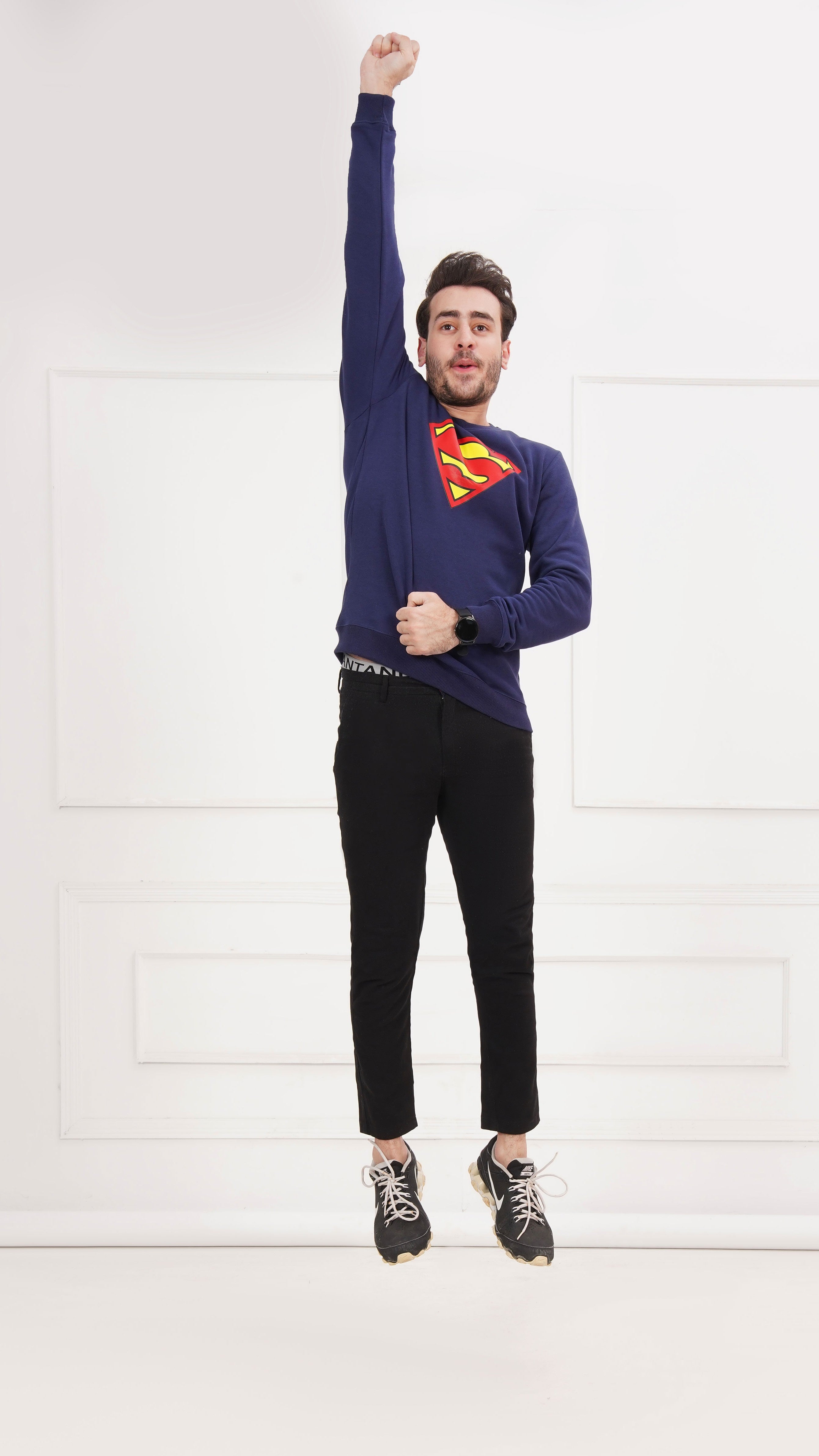 Navy Superman Sweatshirt
